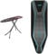 Minky Large Ironing Board with Scorch Resist Zone, HH40203107K, Black, Large Compact & Ergo Extra Thick Elasticated Replacement Ironing Board Cover, Black, 122 x 38 cm