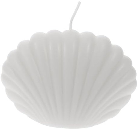 Healvian 1stk Schale Kerze Duftende Sojakerze Wohnkultur Duftkerzen Für Damen Frauen Bubble-cube-kerze Duftkerze Für Zu Hause Kerze in Muschelform Paraffin Weiß Fräulein Sojabohne