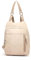 MISAKO Nova Anti-Diebstahl-Rucksack aus Nylon Damen - Nova Beige 35 X 26 X 9 cm
