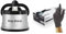 AnySharp Knife Sharpener, Hands-Free Safety, PowerGrip Suction & Unigloves Black Pearl Nitrile Examination Gloves - Multipurpose, Powder Free
