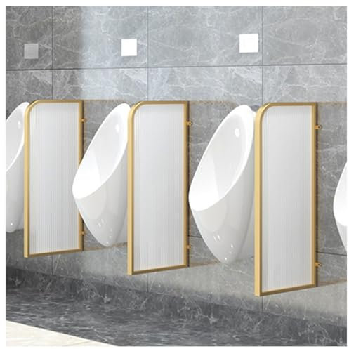 Urinaltrennwand Toilettenteiler, 3 STÜCK Wand-Urinal-Trennwand-WC-Trennwand, wasserdichte Trennwand für Herren-Urinal-Sichtschutzwände, für Hotel/Schulen/Einkaufszentren/öffentliche Plätze