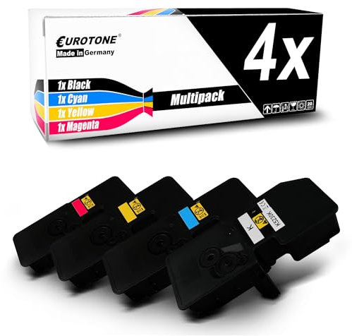Eurotone Toner im Set 4X kompatibel für Utax P-C2566 P-C2650 P-C2655 ersetzt PK5015 CKMY Office Pro Edition