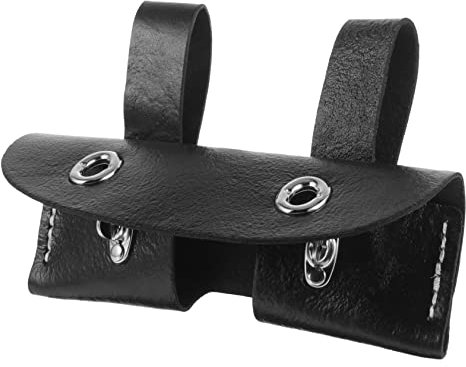 CAXUSD Real Leather Cover Universal Protector Tool for Camping Portable Snap Closure for Quick Access