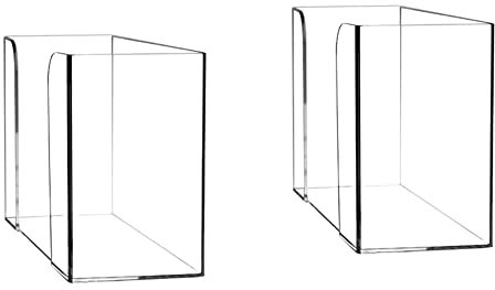Orolotay 2 STÜCKE Aufsatz-Papierhandtuchspender, Transparenter GäStehandtuch-Serviettenhalter für Z-Faltung, C-Faltung oder Mehrfach Gefaltete PapierhandtüCher