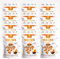 GOLDEN PEANUT Gourmet High-Fiber Chips Mango-Chili Style 12 x 25 g Bolsas de fibra saciante Snack Omega-3, Vegano y sin gluten