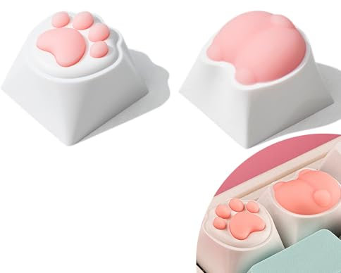 Kocris Casa Cat's Claw Keycaps for Mechanical Keyboard ESC Custom Corgi Tail Hip Keycap Compatible with Cherry MX Gaming DIY