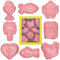 Juego de 8 moldes para galletas de bautizo religioso | Juego de cortadores de galletas en cruz - Cortadores de galletas 3D con cáliz taza sagrada para Pascua, Halloween, Navidad, bautizo religioso