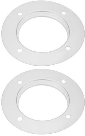 Briny River 2pcs 4 Duct Connector Flange 103mm ID 163mm OD Mounting Plate for Heating Cooling Ventilation System