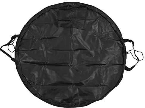 Adfaga Premium 600D Nylon Neoprenanzug-Tasche, großes Fassungsvermögen, Surfen, Schwimmen, Tauchanzug-Träger für Strandsportler, Schwarz, 90 cm