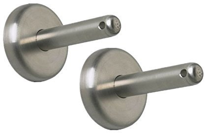 Dignitet 2 Stück Edelstahl Halterung Eckbefestigung für Gardinendraht