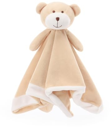 Apricot Lamb - Schlaf-gut-Teddybär Schmusetuch Plüsch Komfort Kuscheltier für Babys - weich & waschbar, Plüsch Schnuffeltuch - 32 cm