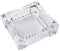 Uotyle Cenicero de cristal cuadrado, cenicero de cristal para fumar, para sala de estar, oficina, interior, restaurante, cenicero de cigarros, regalo para hombres, vidrio, Small