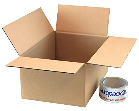 120x Versandkartons 300x215x140mm | FEFCO 0201 Faltkartons | einwellige Kartonagen