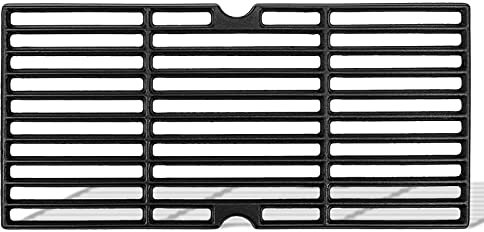 GFTIME 7883 66123 Rejilla para parrilla de hierro fundido (1) para barbacoa de gas Boston, negro, 21 x 42,8 cm (8,3 * 16,9), piezas de repuesto para parrilla de gas para la mayoría de los modelos