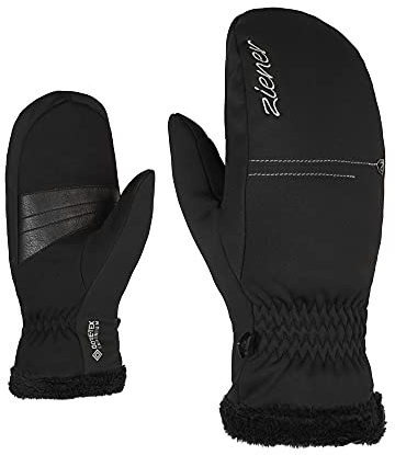 Ziener Damen Idinia Touch Mitten Funktions-/ Freizeit-Fäustling | Soft-Shell, Winddicht, Plüschfutter