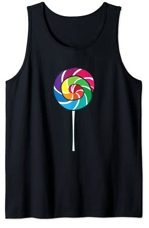 Zucker-Lolly Kinder Lutscher Kinder Lutscher Süßigkeiten Tank Top