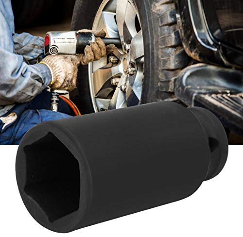 Impact Socket,27mm 1/2 Drive Axle Nut Socket Impact Metric 12 Point Deep Axle Nut Socket Set of Axle Shaft Nuts for Easy Removal of Axle Shaft Nuts(27MM)