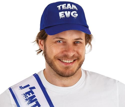 P'tit Clown Baseballkappe Team EVG für Erwachsene, Blau, Einheitsgröße