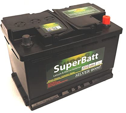 SuperBatt AGM900 12V 90AH (85AH 80AH 75AH) VRLA AGM Ultra Deep Cycle Battery - Fully Sealed No Spill - Leisure Marine Motorhome Caravan Campervan Boat Motor Mover Solar