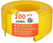 Outdoor Extension Cord 100 ft Waterproof, 16/3 Gauge Flexible Cold-Resistant Appliance Extension Cord Outside, 10A 1250W 16AWG SJTW, 3 Prong Heavy Duty Electric Cord Yellow, ETL HUANCHAIN