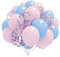Ainmto 50 Stück 12 Zoll Pastell Luftballons Rosa und Blau Helium Macaron Ballons für Geburtstag, Babydusche