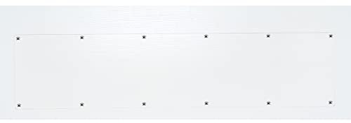 GALOFAY Door Kick Plate 34 inches Acrylic Decorative Plates Protector for 36 inches Front Doors, 1/10 inch Thickness 8x 34 (Clear)