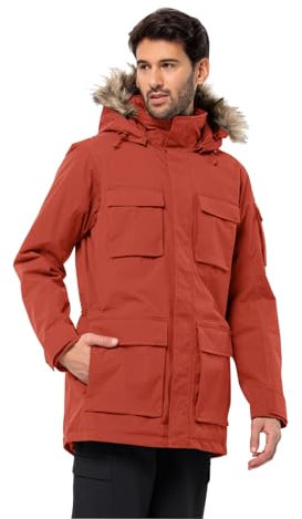 Jack Wolfskin Herren Glacier Canyon Parka, Intense Rust, 3XL EU