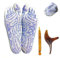 Ensemble de Chaussettes de Réflexologie, Chaussettes de Réflexologie, Chaussettes de Massage pour Réflexologie des Pieds Pour Réflexologie des Pieds (Femme 35-39)