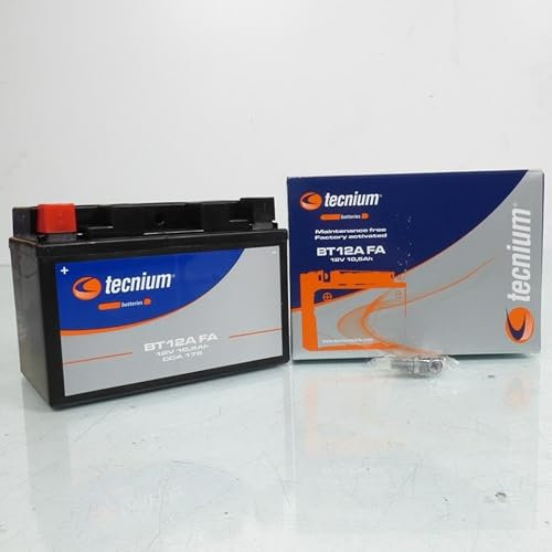 sla tecnium batterie für für motorrad ktm 640 lc4 sm kick 1998 bis 1999 yt12a / 12v 10.5ah neu