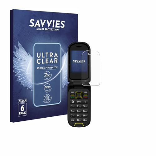 Savvies 6 Pack Screen Protector compatible with Hammer Bow LTE Protection Film Clear