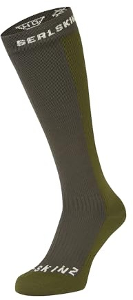 SEALSKINZ | Worstead | Unisex Waterproof Cold Weather Knee Length Merino Wool Lined Socks | Outdoor, Skiing & Winter Hiking | Releases Heat & Moisture