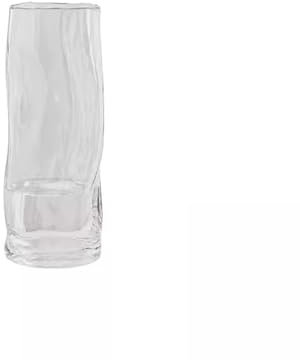 Blumenvase Glasvase, Ornamente, Wohnzimmer, Blumen, Rosen, Lilien, Blumenarrangements, Kunst, Hoteldekorationen Vasen für zu Hause(Color:A,Size:S)