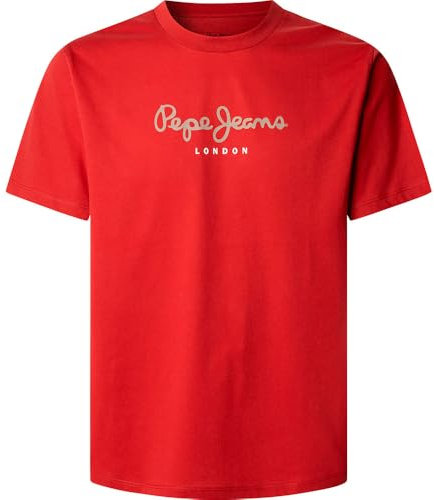 Pepe Jeans Herren Eggo N T-Shirt, Rot (Rugbyrot), XXL