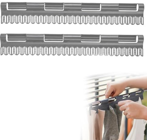 Zonoori 2 Stück Sockenhalter Wäscheständer, Sockenaufhänger Wäscheständer, Socken aufhänger für Wäscheständer