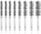 8 Pcs Copper Pipe Cleaner Sets, Wire Brush for Drill Attachments, Stainless Steel Bore Drill Brush Attachment Brushes Cleaning Steel Brush Hex Shank Handle for Power Drill