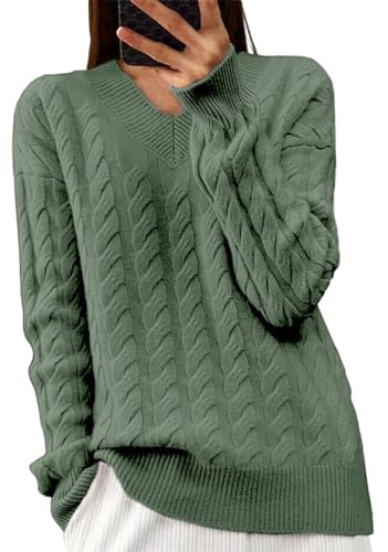 ZHENDEGL sous Pull Col Roulé Femme Pull Cachemire Femme Pull en Laine Femme Pull Large Femme Pull Cachemire Femme Col V Pull Violet Femme Pull Laine Femme Pull De Noel Femme Chic Pull Plaid Pull