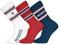 Fanatics NFL Team Crew Socks Socken 3er Pack (DE/NL/SE/PL, Numerisch, 43, 46, Regular, Regular, New England Patriots)