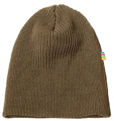 Joha Baby Kinder Jungen Mädchen Mütze Merino-Wolle, Größe:48, Farbe:Dark beige