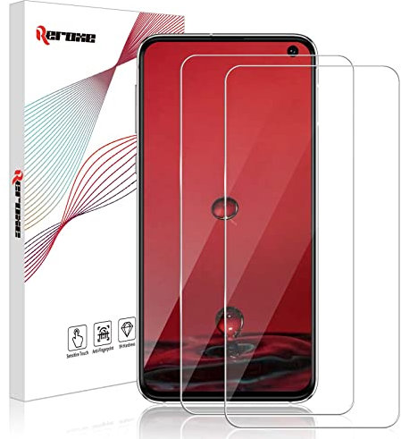 REROXE 2 Stück Schutzfolie für Panzerglas für Samsung Galaxy S10e, 2.5D Kratzfest Premium Glas Ultrabeständig 9H Härte Samsung S10e Härteglas, Keine Blasen Bruchsicher HD Schutzglas für S10e