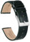Ayadoo 22mm Uhrenarmband aus Leder mit Alligatorprägung, Echte Lederbänder, Grün