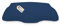 DUKAL | Bezug für Derila (Queensize) Memory Foam Kopfkissen | 30 x 50 cm | aus hochwertigem DOPPEL-Jersey | 100% Baumwolle | Farbe: Marine