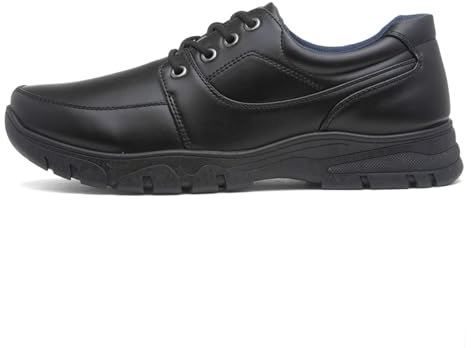 Urban Territory Mens Black Casual Lace Up Shoe