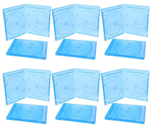 Hemobllo 12pcs Plastic CD Case Dvd Storage Shell Box Portable Disc Case Organizer for Cds Dvds Cover Insert for Home Office Use