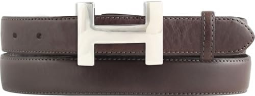 BELTINGER Hochwertiger Damen-Gürtel Horus aus Vollrindleder 2,5 cm | Bombierter Ledergürtel Damen 25mm | Damen-Gürtel made in Italy