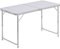 WOLTU Campingtisch Klapptisch Gartentisch Arbeitstisch Balkontisch höhenverstellbar Aluminium MDF Silbergrau