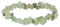 Lebensquelle Plus besonderes Splitterarmband | Handgefertigtes Elastisches Stretch Splitter Armband | Echter natürlicher Edelstein (Prehnit)