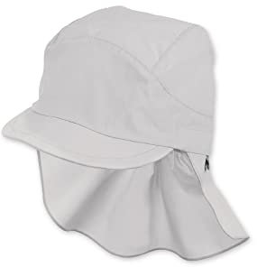 Sterntaler Berretto bebé con Visiera e Protezione Nuca Cappellino, Grigio (Lichtgrau 518), (Taglia Produttore:45) Unisex-Bimbi