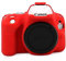 kinokoo Silicone Cover for Canon EOS 200D/Rebel SL2, Canon EOS 250D/200D II/Rebel SL3 Protective Case (red-b)
