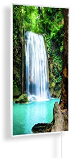 Könighaus 600W Infrarotheizung mit Bild in HD Qualität ✓ Energiesparend ✓ 5 Jahre Garantie ✓ Doppelter überhitzungsschutz ✓ Infrarot Wandheizung ✓ Motiv: 6. Wasserfall