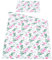 BABYLUX Bettwäsche Bezug 2 Tlg. 100 x 135 cm Kinderbettwäsche Bettwäsche Bettset Babybettwäsche (110. Wilde Blüten)